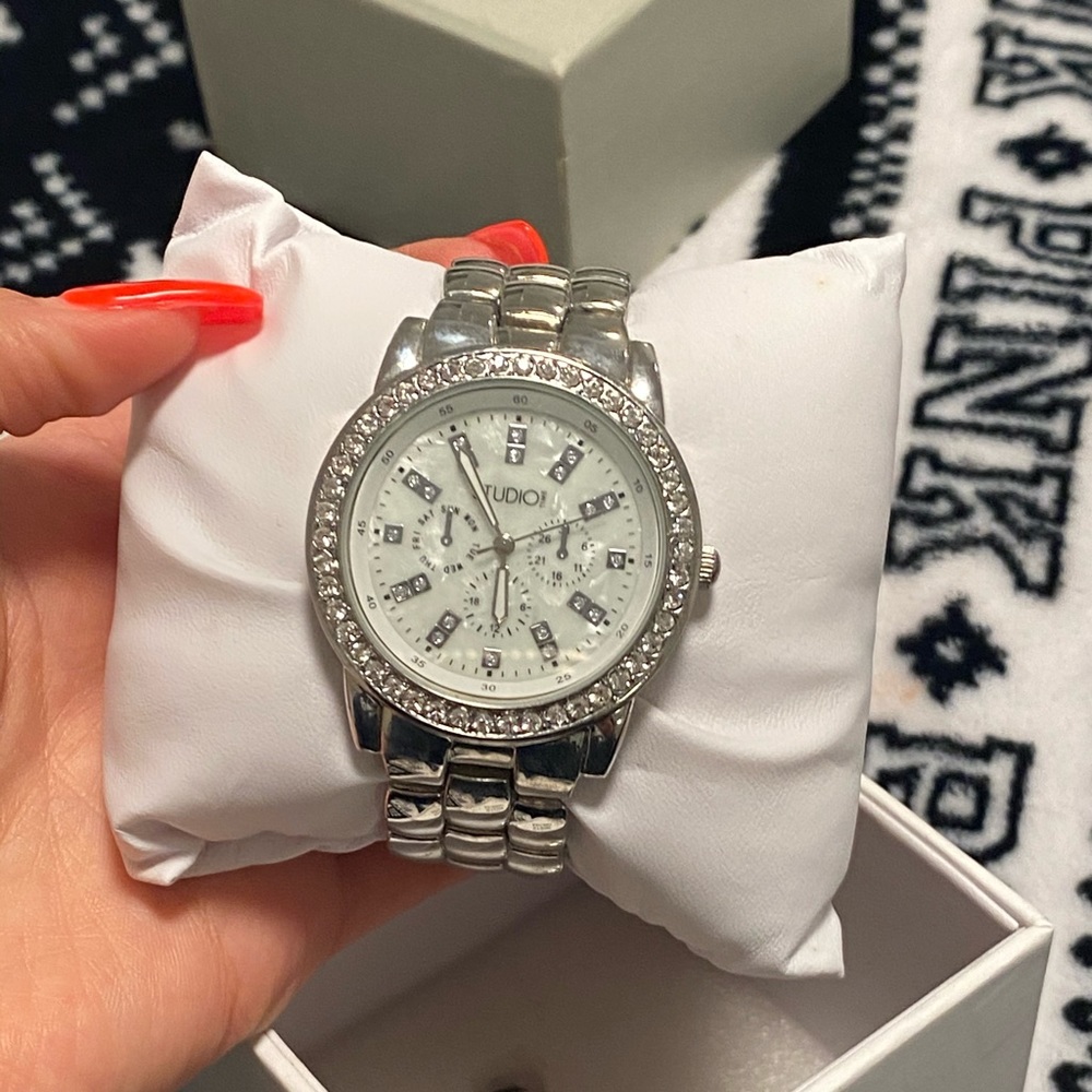 Silver watch